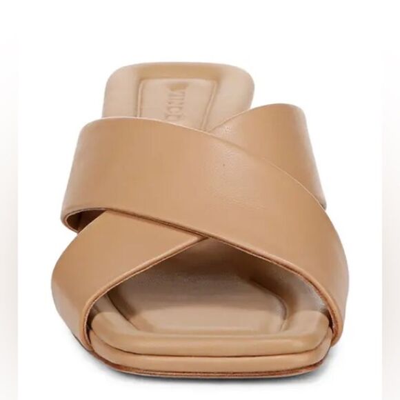 Vince Cecila Crisscross Slides in Catalina Blush Size 11. - Picture 6 of 9